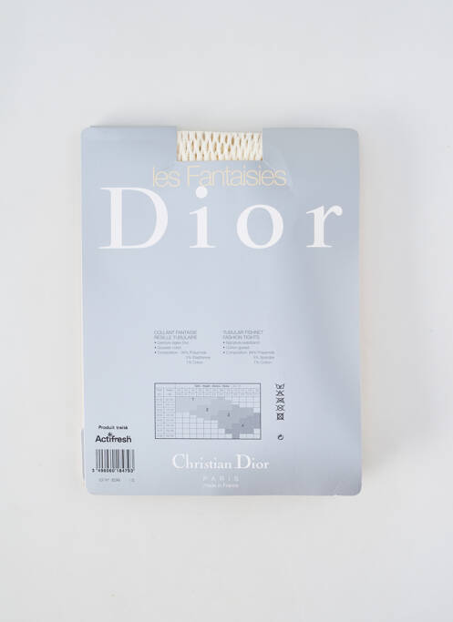 Collants stretch beige DIOR femme