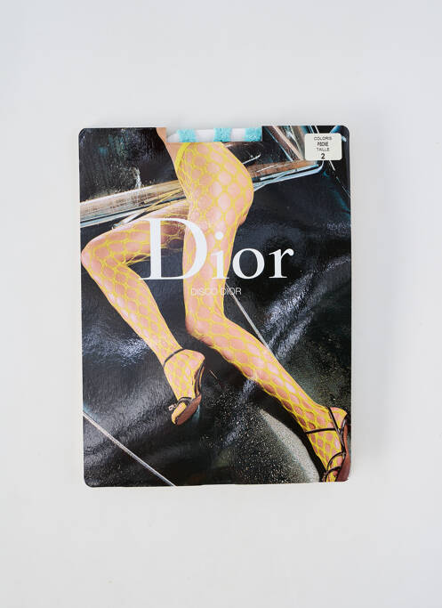 Collants stretch bleu DIOR femme