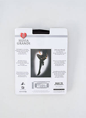Bas stretch marron SILVIA GRANDI femme