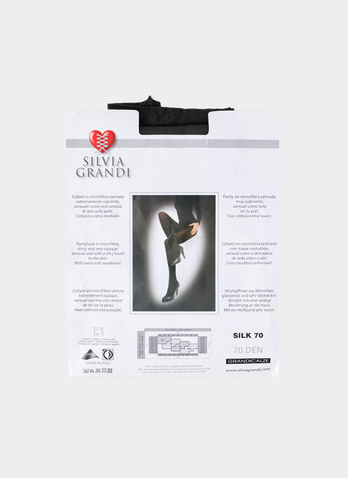 Collants marron SILVIA GRANDI femme