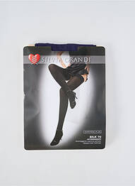 Bas maintien jarretelles bleu SILVIA GRANDI femme