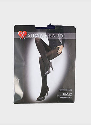 Collants bleu SILVIA GRANDI femme