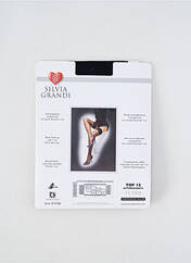 Bas noir SILVIA GRANDI pour femme seconde vue