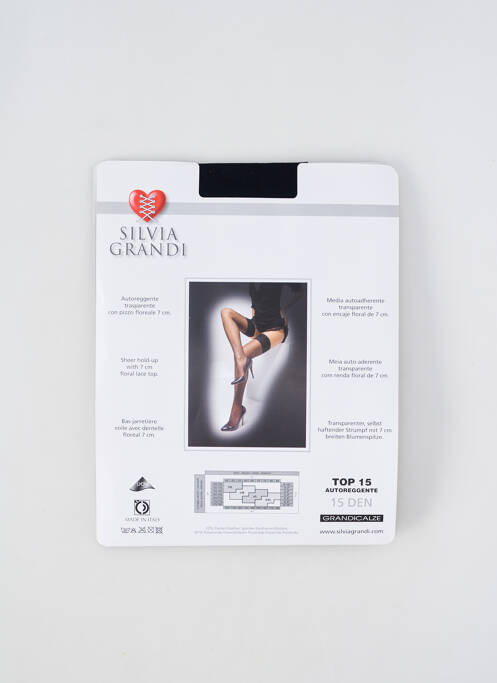 Bas bleu SILVIA GRANDI pour femme