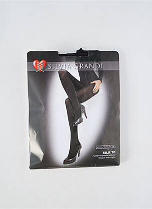 Collants stretch gris SILVIA GRANDI femme