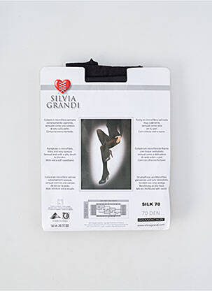Collants stretch gris SILVIA GRANDI femme
