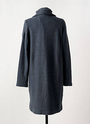 Manteau long coupe cintrée sans capuche gris CECIL femme