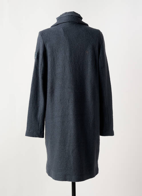 Manteau long coupe cintrée sans capuche gris CECIL femme