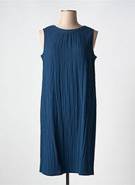 Robe mi-longue coupe fluide sans manche bleu CECIL femme