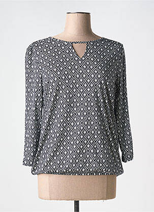 Top tissage jersey manches longues noir CECIL femme