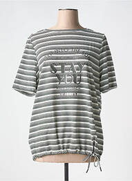 T-shirt manches mi-longues manches courtes gris CECIL femme