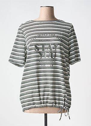 T-shirt manches mi-longues manches courtes gris CECIL femme