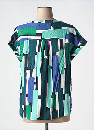 Blouse manches courtes manches courtes vert CECIL femme
