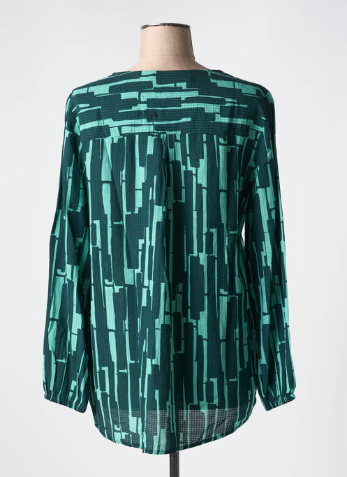 Blouse imprimé fantaisie manches longues vert CECIL femme