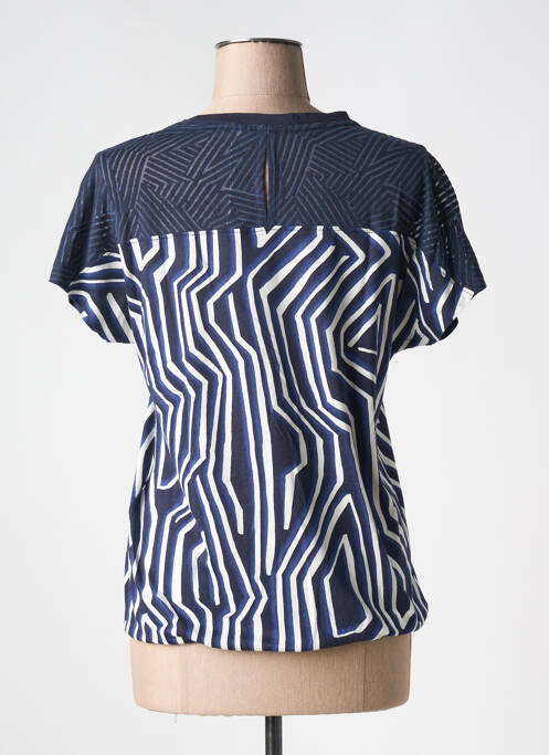T-shirt stretch manches courtes bleu CECIL femme