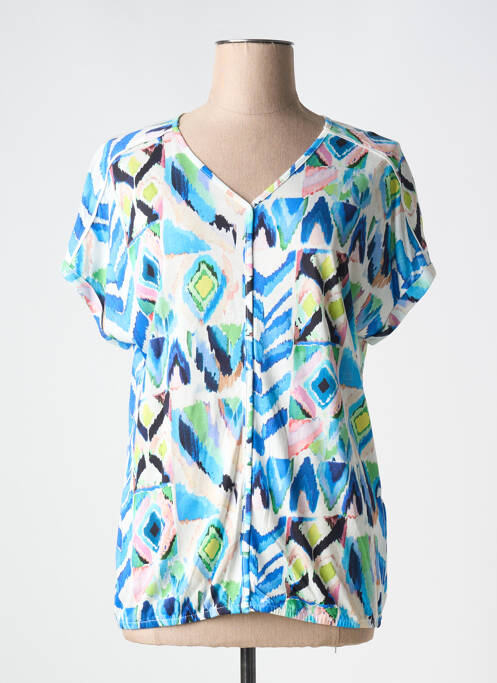 T-shirt imprimé fantaisie manches courtes bleu CECIL femme