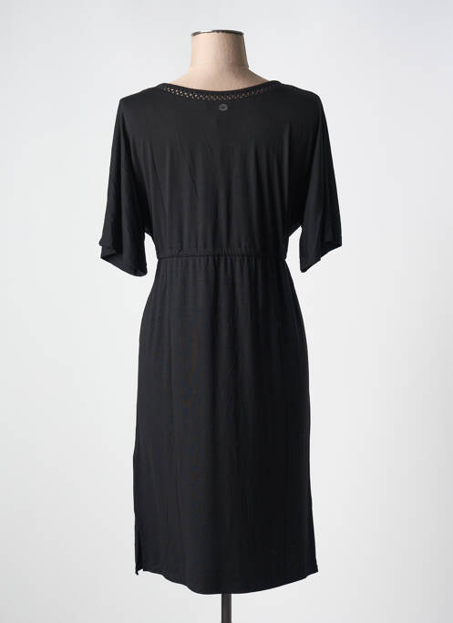 Robe mi-longue noir ESPRIT DE LA MER pour femme