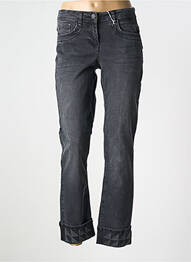 Jeans coupe slim stretch taille normale gris CECIL femme