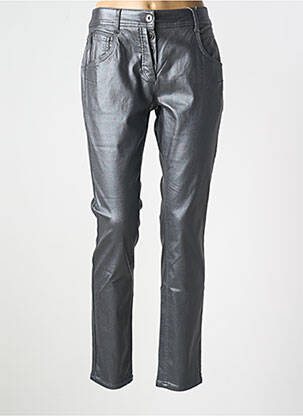 Pantalon slim stretch taille normale gris CECIL femme