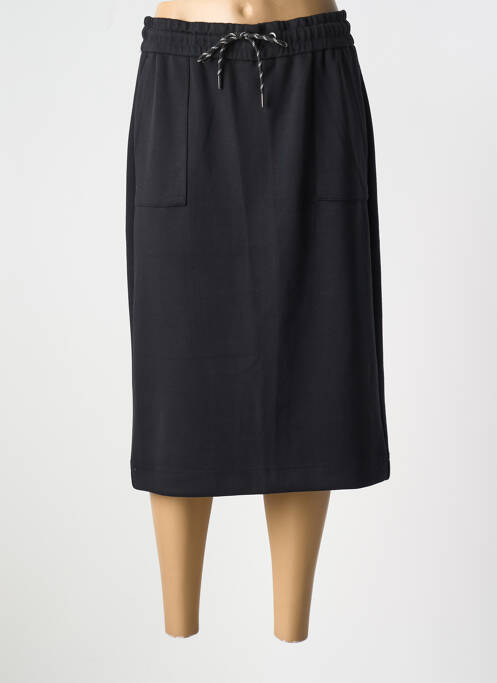 Jupe mi-longue coupe droite noir CECIL femme