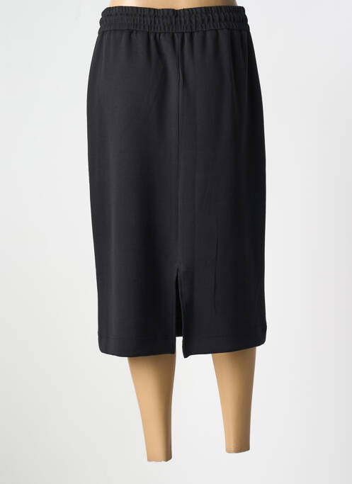 Jupe mi-longue coupe droite noir CECIL femme
