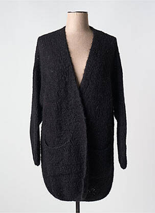 Gilet manches longues col v noir BLEU MARIN femme