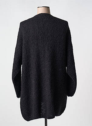 Gilet manches longues col v noir BLEU MARIN femme