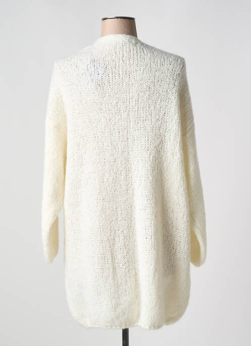 Gilet manches longues blanc BLEU MARIN pour femme