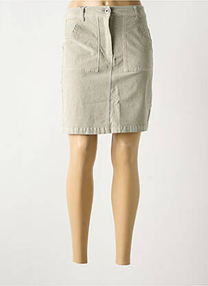 Jupe courte poches gris ESPRIT DE LA MER femme