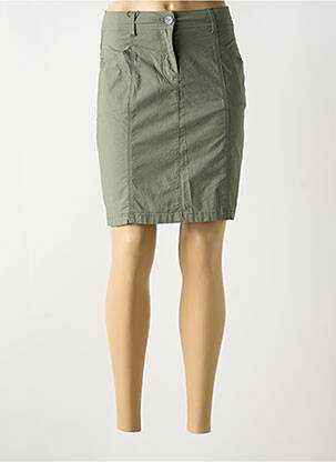 Jupe courte poches vert ESPRIT DE LA MER femme