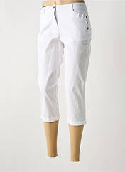 Pantacourt blanc BASTINGAGE pour femme seconde vue