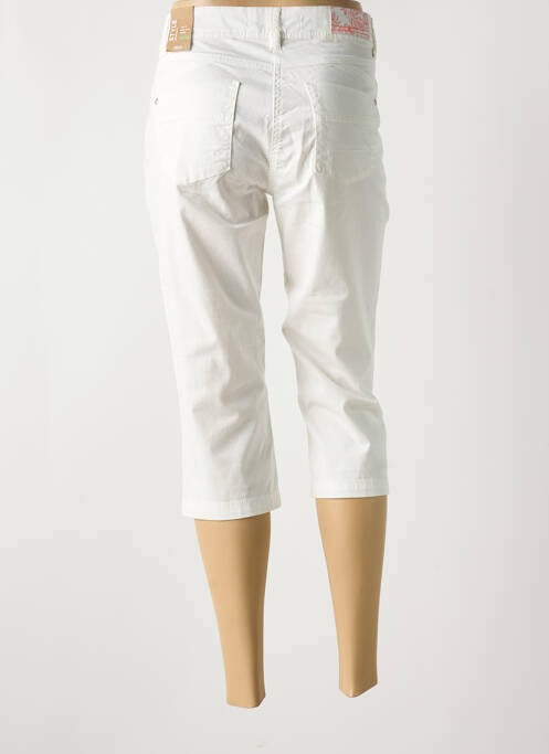 Pantacourt blanc CECIL pour femme