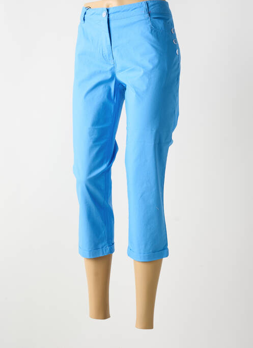 Pantacourt bleu BASTINGAGE pour femme