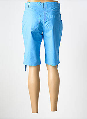 Bermuda tissage popeline taille normale bleu BASTINGAGE femme