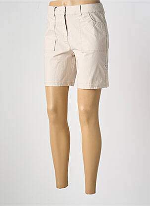 Short fermeture zippée sous rabat boutonné taille normale beige ESPRIT DE LA MER femme