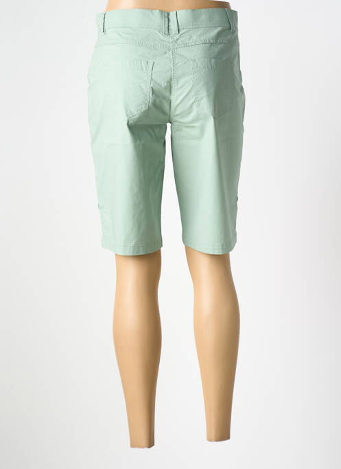 Bermuda slim taille normale vert BASTINGAGE femme