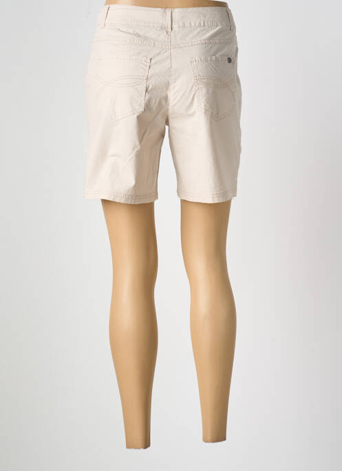 Short fermeture zippée sous rabat boutonné taille normale beige ESPRIT DE LA MER femme