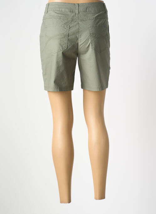 Short fermeture zippée sous rabat boutonné taille normale vert ESPRIT DE LA MER femme