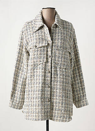 Veste casual coupe droite beige B.YOUNG femme