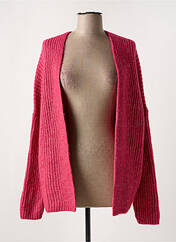 Gilet manches longues rose LOLA ESPELETA pour femme seconde vue