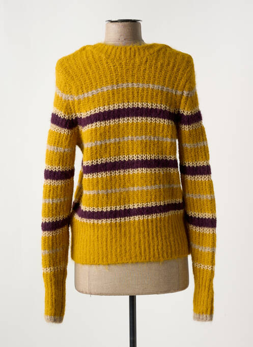 Gilet manches longues jaune VILA femme