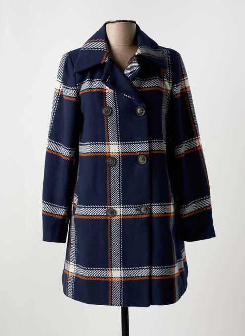 Manteau long bleu VILA pour femme