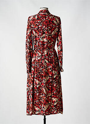Robe longue manches longues manches longues rouge LOLA ESPELETA femme
