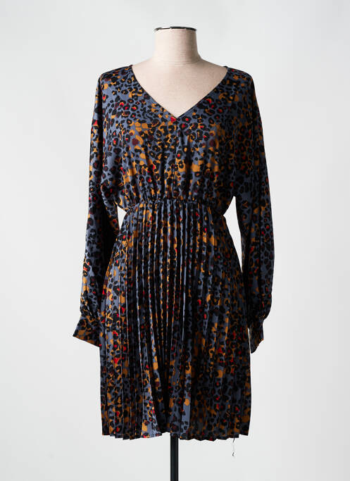 Robe mi-longue bleu LOLA ESPELETA pour femme