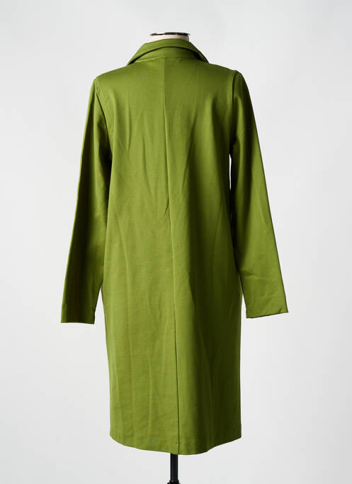 Robe mi-longue vert QUATRE VINGT JOURS pour femme