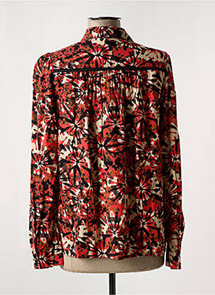 Chemisier imprimé fleurs manches longues orange LOLA ESPELETA femme