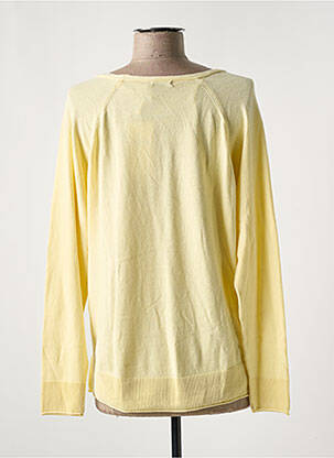 Pull coupe cintrée manches longues jaune TIFFOSI femme