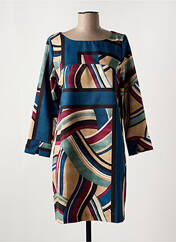 Robe courte bleu QUATRE VINGT JOURS pour femme seconde vue