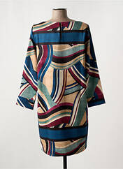 Robe courte bleu QUATRE VINGT JOURS pour femme seconde vue