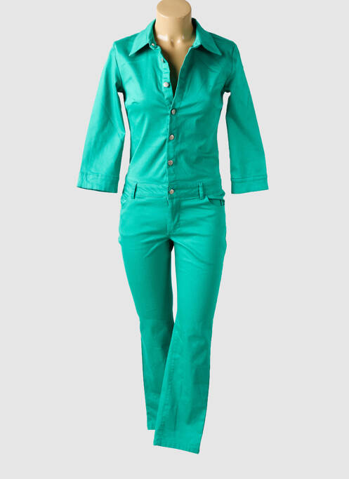 Combi-pantalon coupe cintrée manches longues vert VILA femme